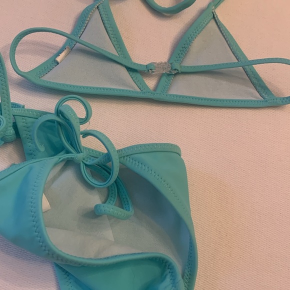 Pate De Sable Turquoise Bikini. Size 4. - Picture 9 of 13